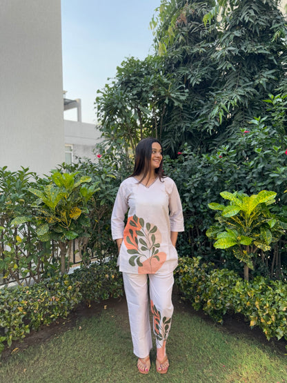 Digital Printed Cotton Co-ord set