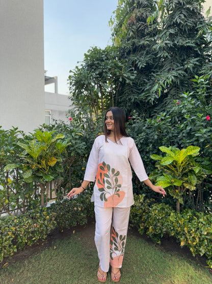 Digital Printed Cotton Co-ord set