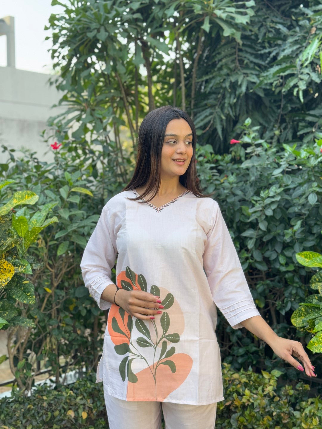 Digital Printed Cotton Co-ord set