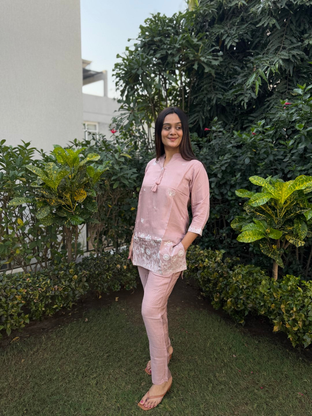 Embroidery Viscose Muslin Co-Ord set