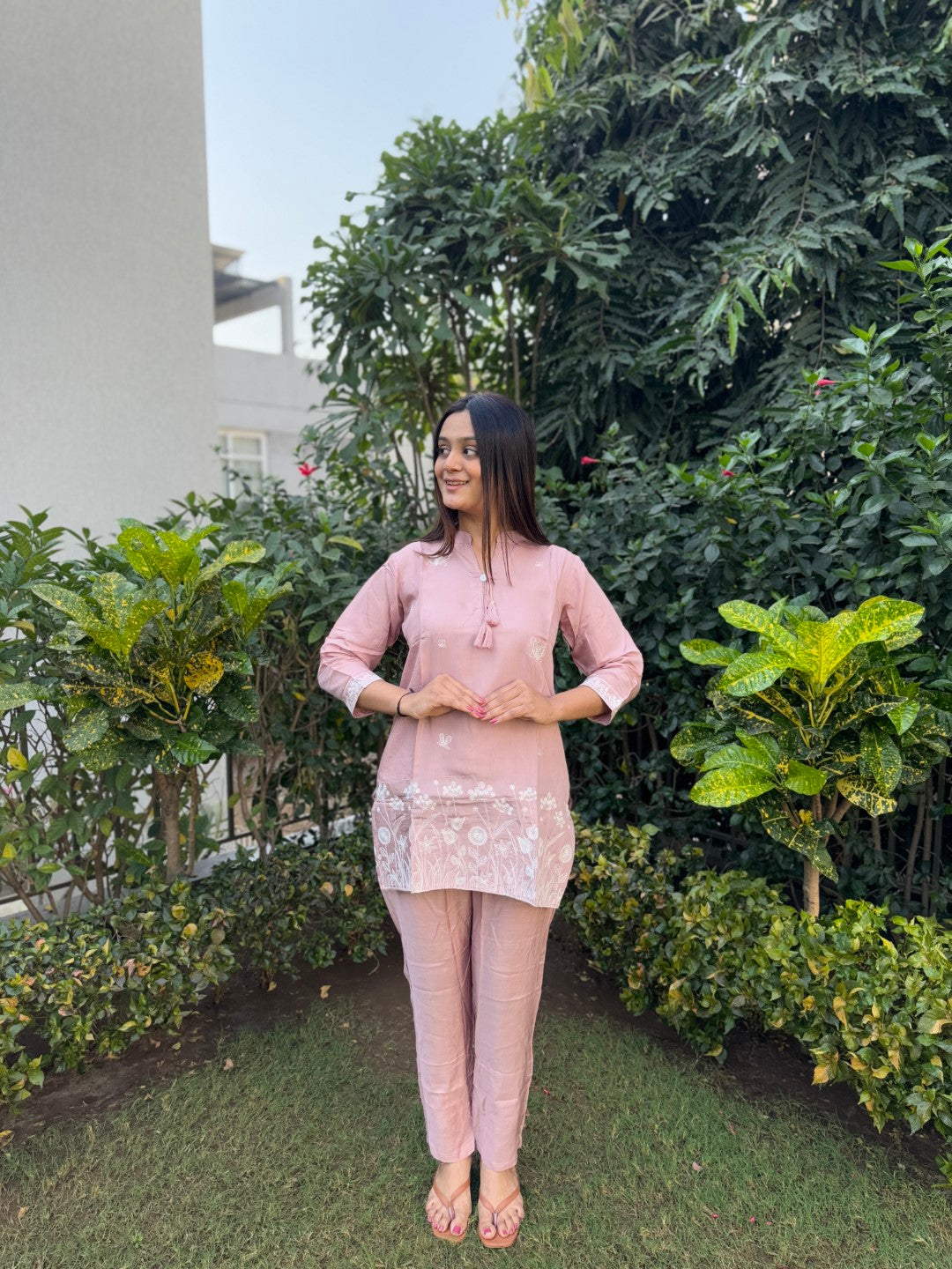 Embroidery Viscose Muslin Co-Ord set