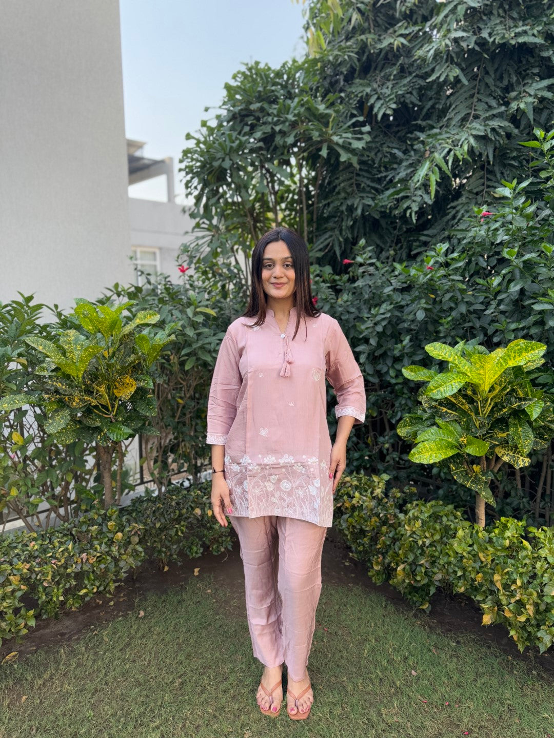 Embroidery Viscose Muslin Co-Ord set