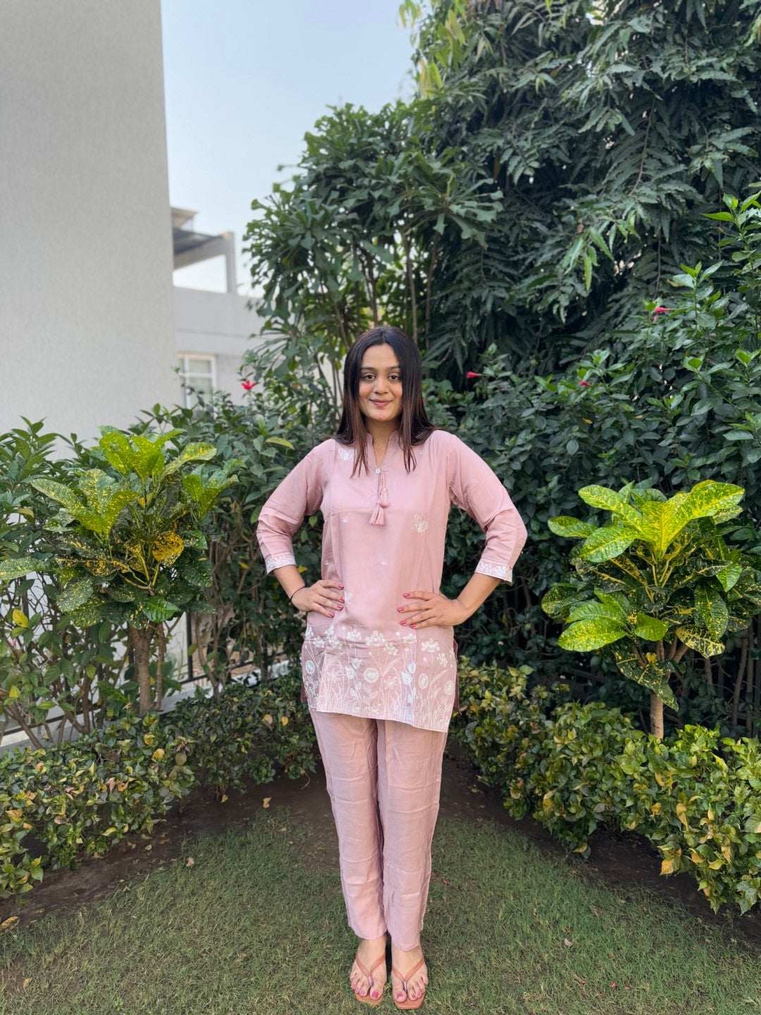 Embroidery Viscose Muslin Co-Ord set